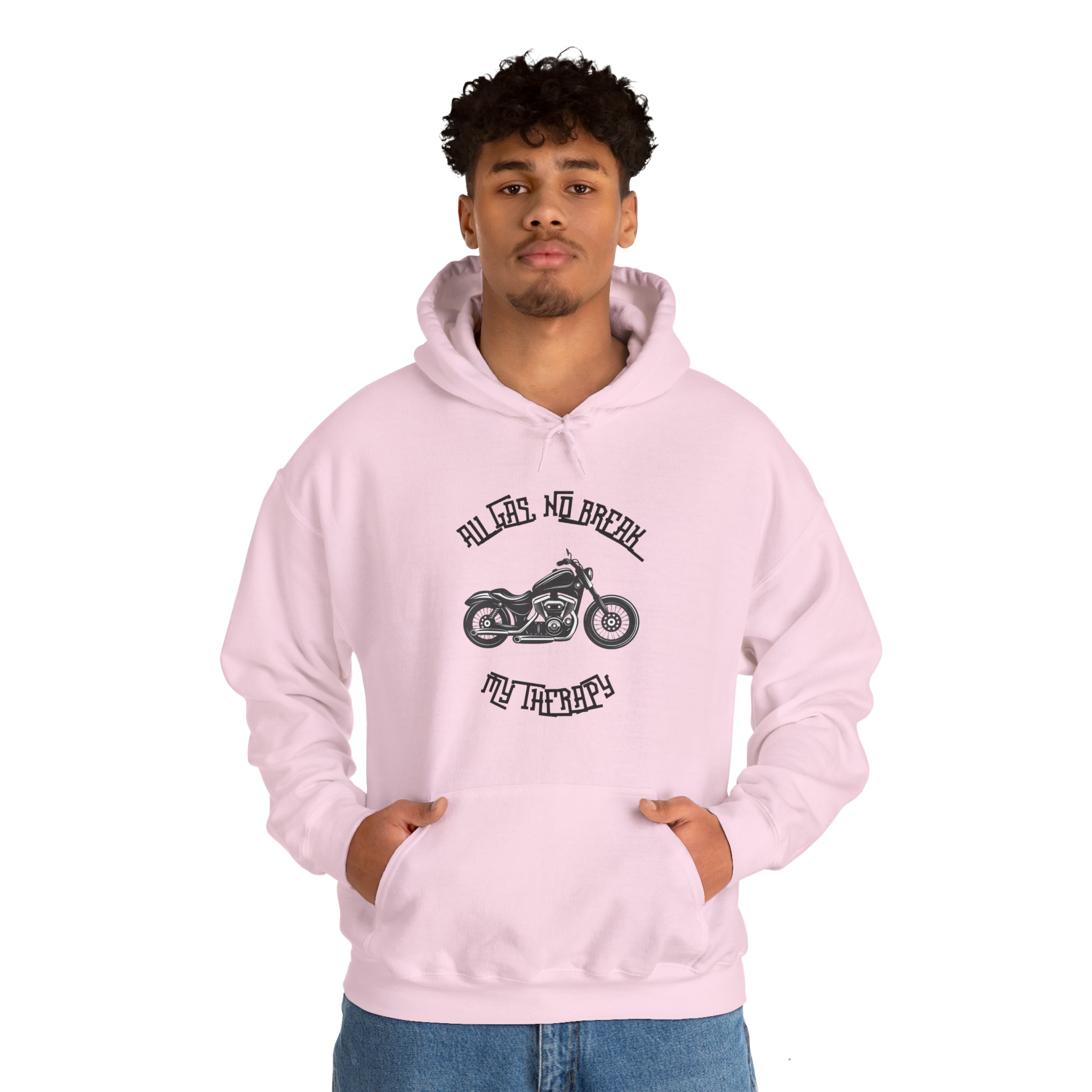 Biker Therapy Hooded Sweatshirt