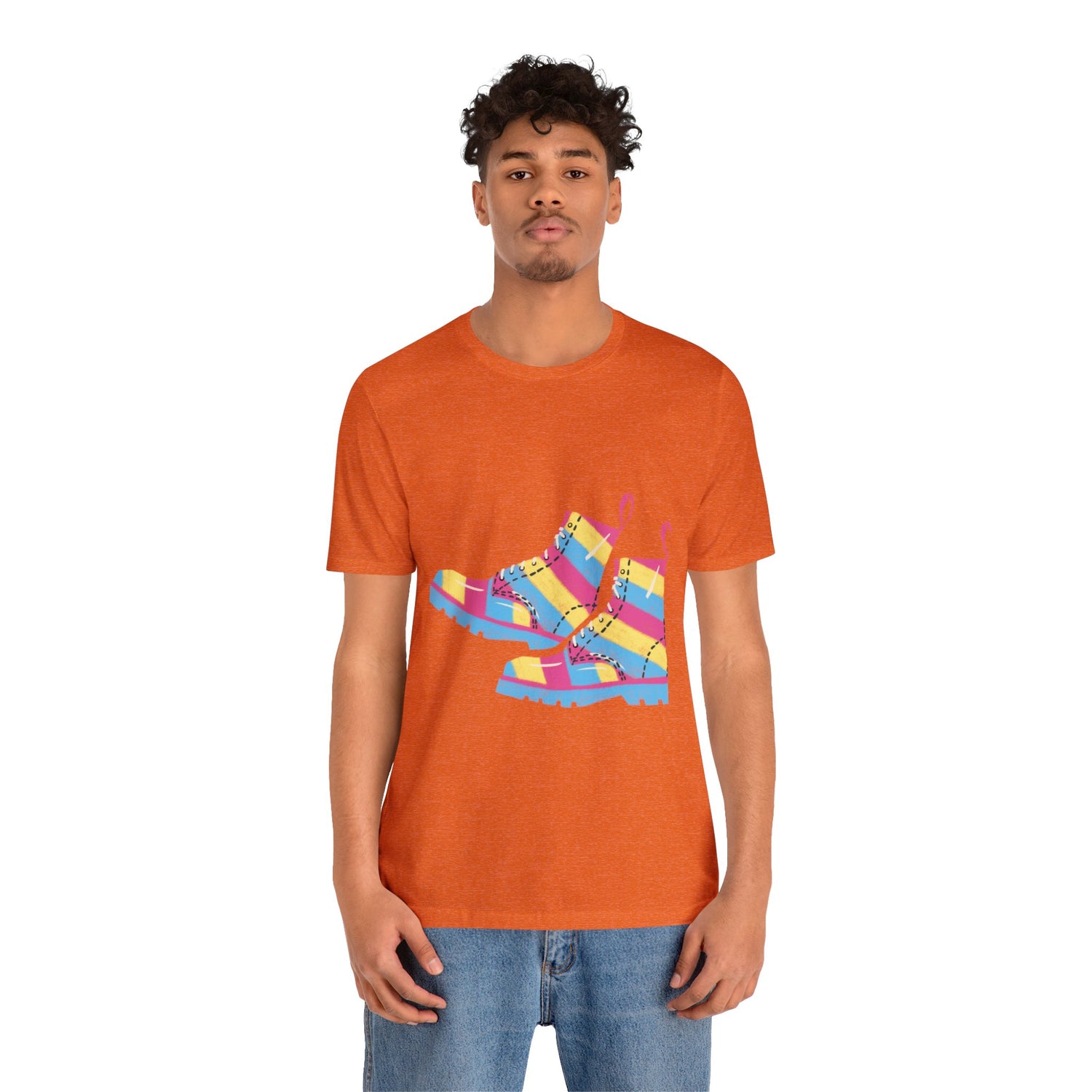 Pansexual Boots Short Sleeve Tee